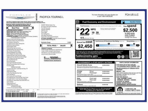 2024 Chrysler Pacifica Touring L