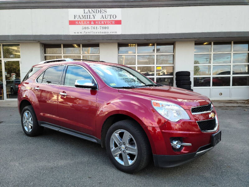 2014 Chevrolet Equinox for sale at Landes Family Auto Sales in Attleboro MA