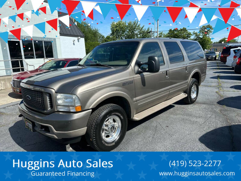 2003 Ford Excursion for sale at Huggins Auto Sales in Ottawa OH