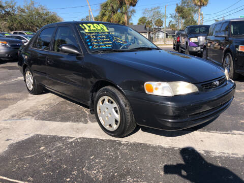 1999 Toyota Corolla for sale at RIVERSIDE MOTORCARS INC - South Lot in New Smyrna Beach FL