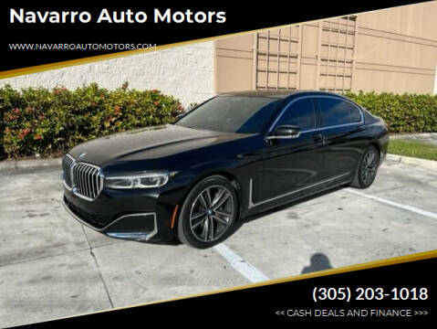 2022 BMW 7 Series for sale at Navarro Auto Motors in Hialeah FL
