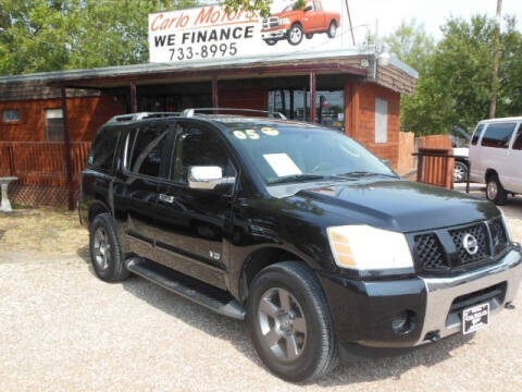 2005 Nissan Armada for sale at CARLO MOTORS, INC. in San Antonio TX