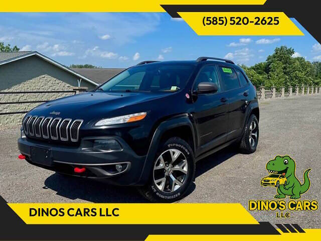 Black 2014 Jeep Cherokee Trailhawk 4x4 Trailhawk 4dr SUV 1