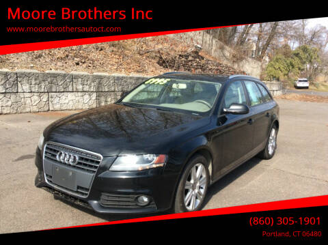 2010 Audi A4 for sale at Moore Brothers Inc in Portland CT