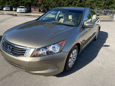 2010 Honda Accord for sale at Pinnacle Acceptance Corp. in Franklinton NC