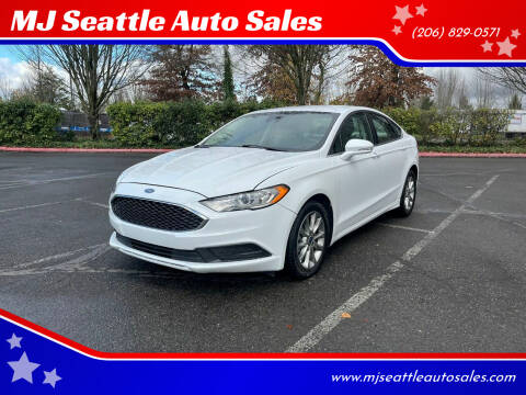 2017 Ford Fusion for sale at MJ Seattle Auto Sales in Kent WA