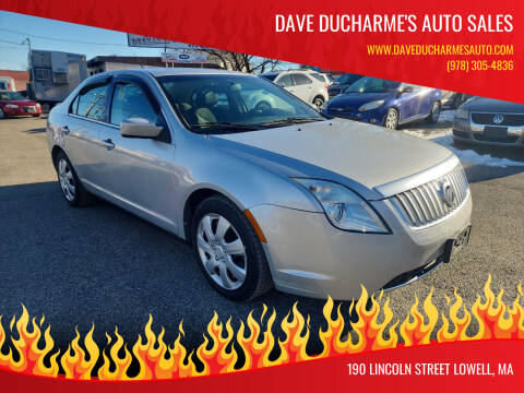 2010 Mercury Milan for sale at Dave Ducharme's Auto Sales in Lowell MA