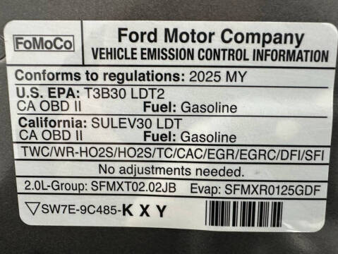 2025 Ford Escape Platinum