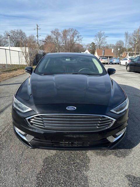 2017 Ford Fusion for sale at Paragon Auto Sales & Service, INC. in Greensboro, NC