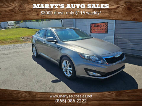 2012 Kia Optima for sale at Marty's Auto Sales in Lenoir City TN