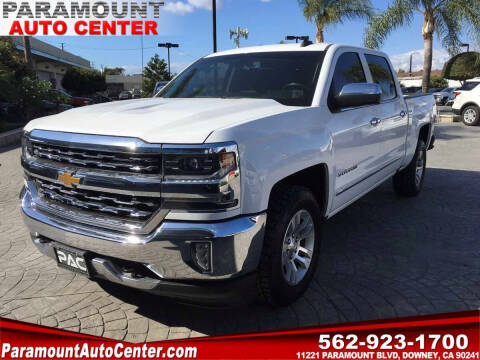 2018 Chevrolet Silverado 1500 for sale at PARAMOUNT AUTO CENTER in Downey CA