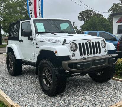 2017 Jeep Wrangler for sale at Beach Auto Brokers in Norfolk VA