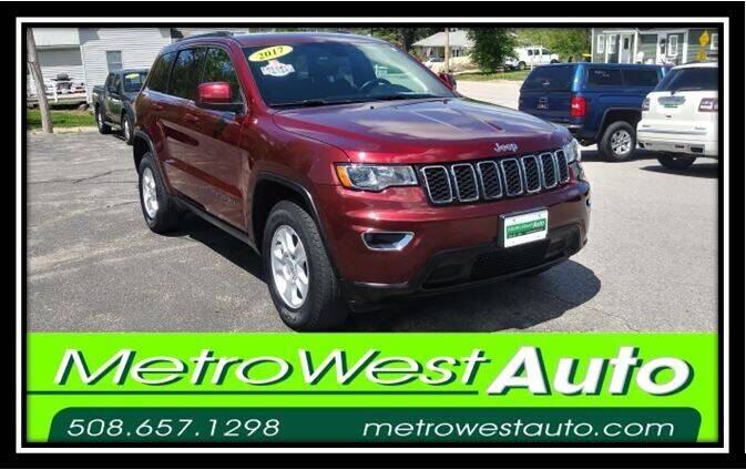 2017 Jeep Grand Cherokee for sale at Metro West Auto in Bellingham MA