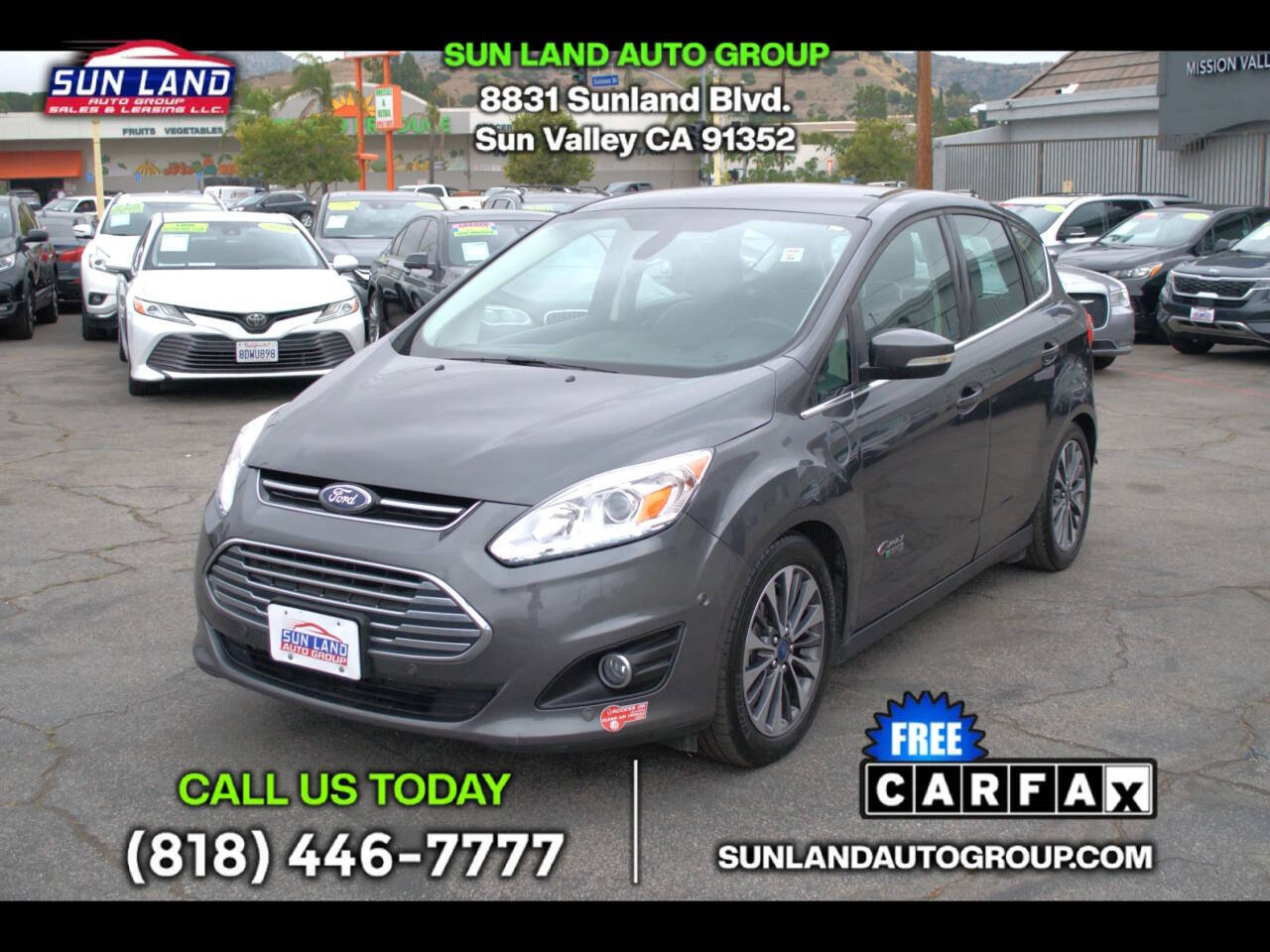 Dk. Gray 2017 Ford C-MAX Energi Titanium Titanium 4dr Wagon 1