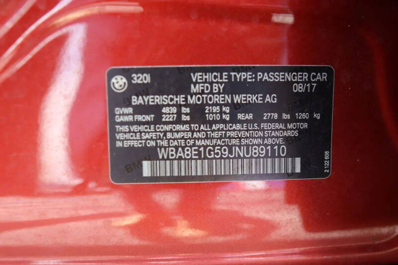 2018 BMW 3 Series 320i