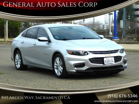 2018 Chevrolet Malibu for sale at General Auto Sales Corp in Sacramento CA