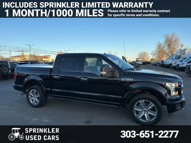 2016 Ford F-150 for sale at Sprinkler Used Cars in Longmont CO