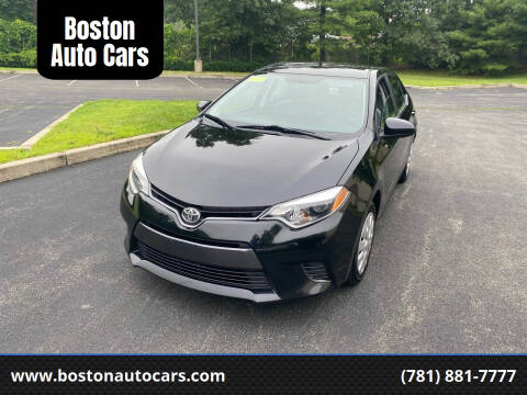 2015 Toyota Corolla for sale at Boston Auto Cars in Dedham MA