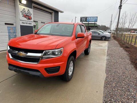 2019 Chevrolet Colorado for sale at NATIONAL CAR AND TRUCK SALES LLC in Concord NC