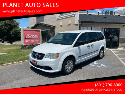 2015 Dodge Grand Caravan for sale at PLANET AUTO SALES in Lindon UT