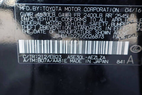 2016 Lexus IS 200t