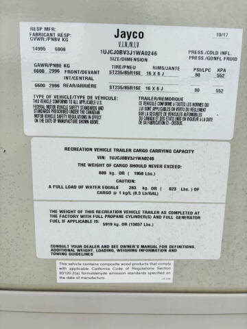 2018 Jayco Eagle 355MBQS