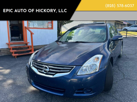 2010 Nissan Altima for sale at Epic Auto of Hickory, LLC in Hickory NC