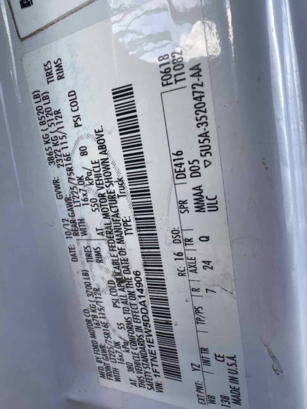 2013 Ford E-Series E-150