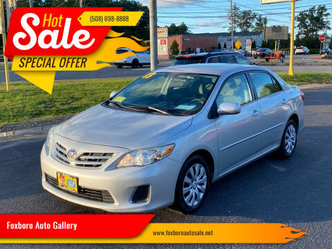 2013 Toyota Corolla for sale at Foxboro Auto Gallery in Foxboro MA