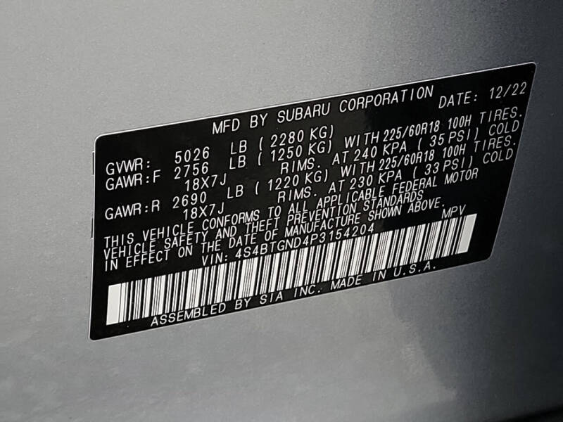 2023 Subaru Outback Limited XT