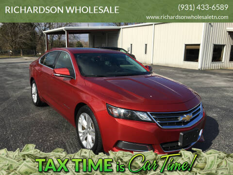2015 Chevrolet Impala for sale at RICHARDSON WHOLESALE in Fayetteville TN