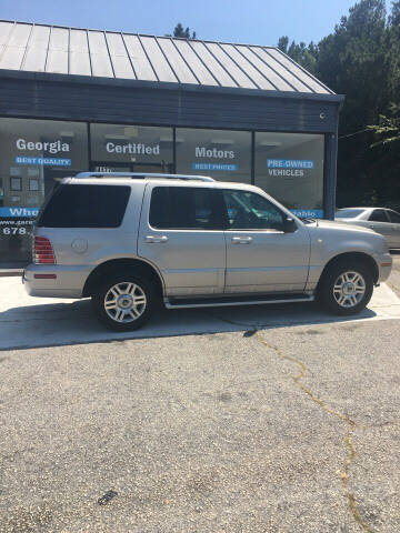 2004 Mercury Mountaineer for sale at Georgia Certified Motors in Stockbridge GA