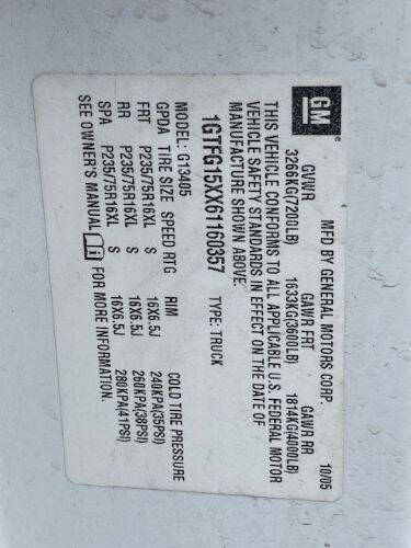 2006 GMC Savana 1500