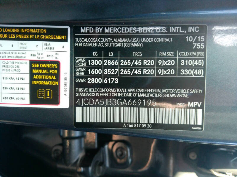 2016 Mercedes-Benz GLE GLE 350