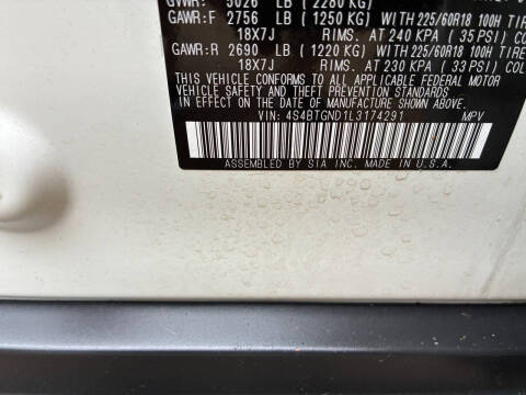 2020 Subaru Outback Limited XT