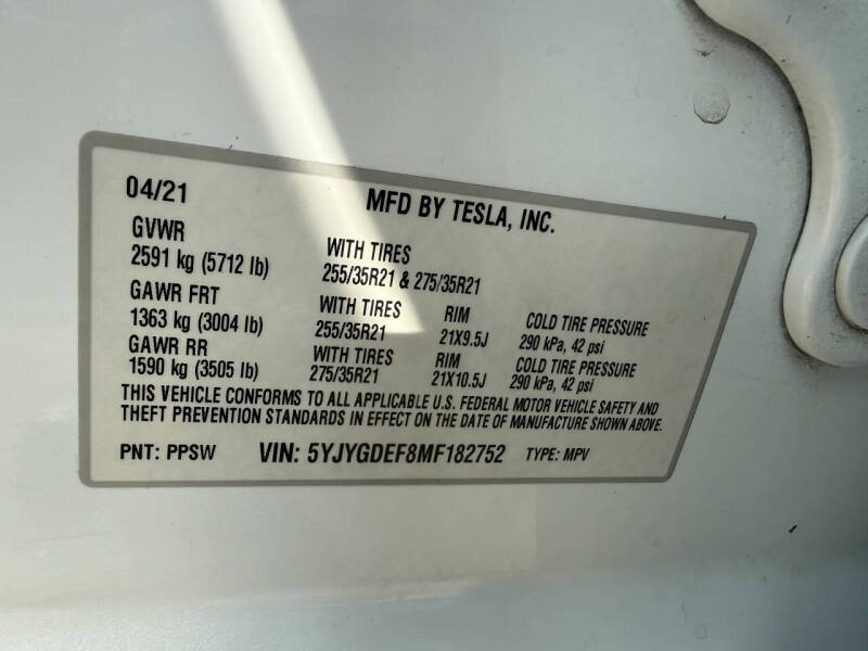 2021 Tesla Model Y Performance