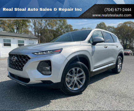 2019 Hyundai Santa Fe for sale at Real Steal Auto Sales & Repair Inc in Gastonia NC