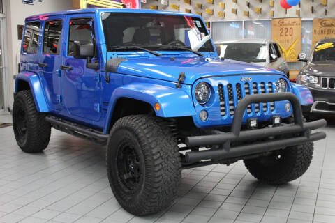 2015 Jeep Wrangler Unlimited for sale at Windy City Motors in Chicago IL