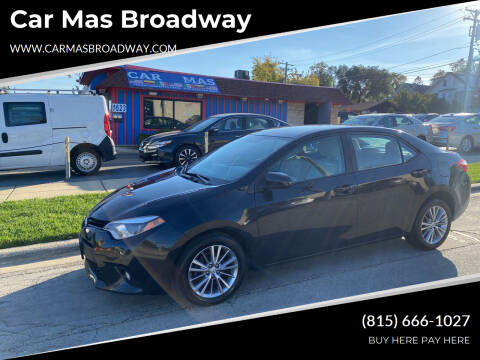 2014 Toyota Corolla for sale at Car Mas Broadway in Crest Hill IL