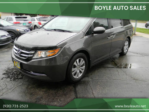 2015 Honda Odyssey for sale at Boyle Auto Sales in Appleton WI