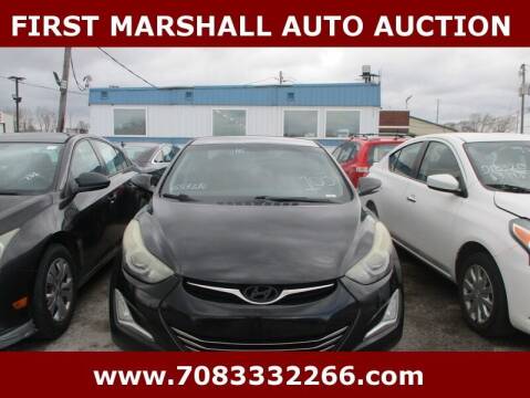 2016 Hyundai Elantra for sale at First Marshall Auto Auction in Harvey IL