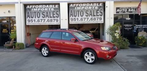 2005 Subaru Outback for sale at Affordable Imports Auto Sales in Murrieta CA
