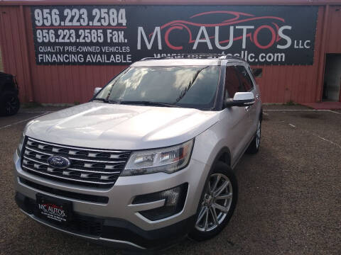2016 Ford Explorer for sale at MC Autos LLC in Pharr TX
