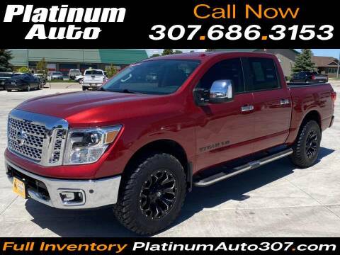 2019 Nissan Titan for sale at Platinum Auto in Gillette WY