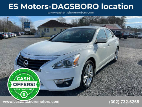 2015 Nissan Altima for sale at ES Motors-DAGSBORO location in Dagsboro DE