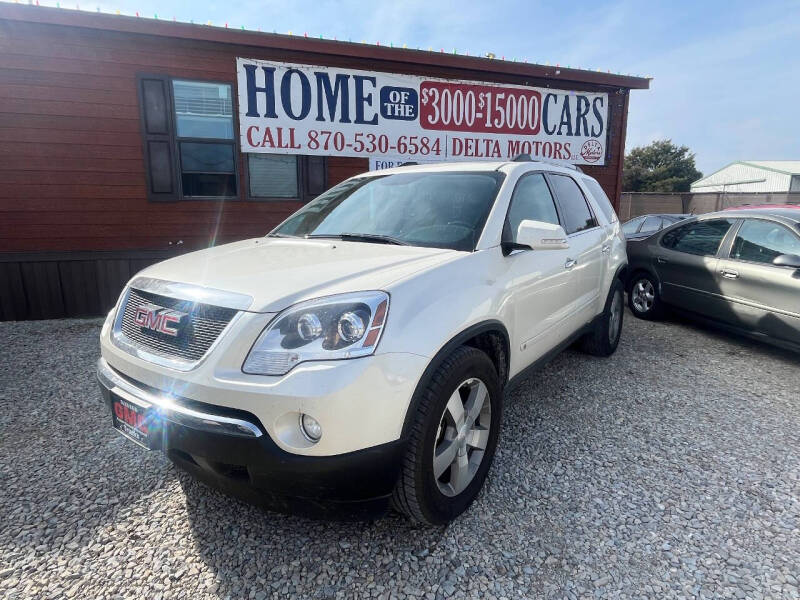 2010 GMC Acadia for sale at Delta Motors LLC in Bono AR