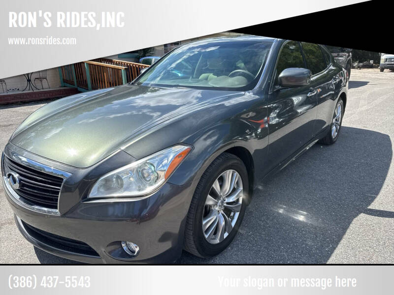 2012 Infiniti M37 for sale at RON'S RIDES,INC in Bunnell FL