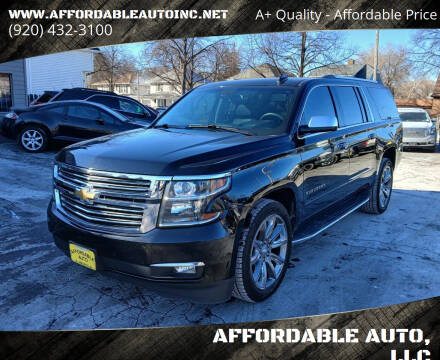 2016 Chevrolet Suburban for sale at AFFORDABLE AUTO, LLC in Green Bay WI