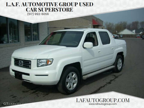 2006 Honda Ridgeline for sale at L.A.F. Automotive Group Used Car Superstore in Lansing MI