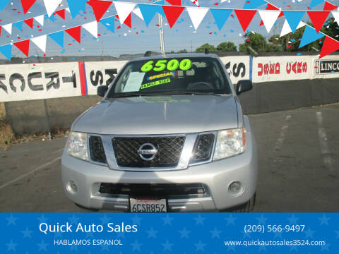 2008 Nissan Pathfinder for sale at Quick Auto Sales in Ceres CA